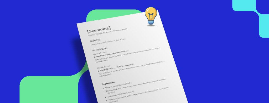 O currículo ideal pode te ajudar a conquistar mais oportunidades