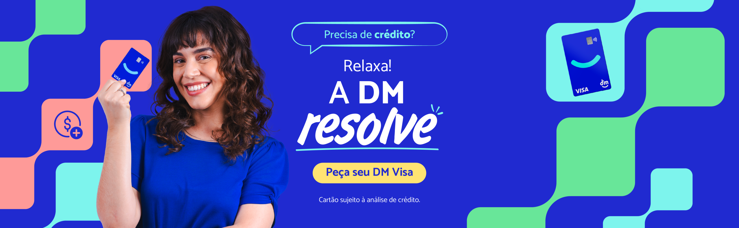 Cartão DM Visa Banner Categorias Blog Desktop